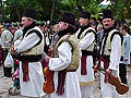 Musicians in folk clothes