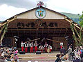 Festival stage in Verkhovyna