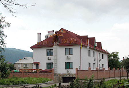 Hotel’s view from Shevchenka street