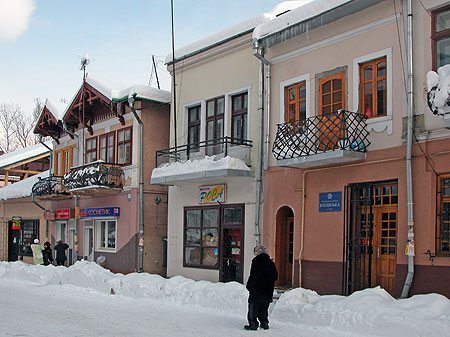 Kosiv in winter