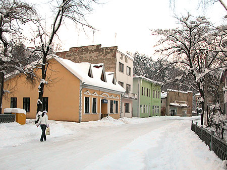 Kosiv in winter