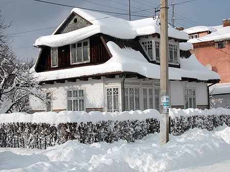 Kosiv in winter
