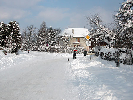 Kosiv in winter