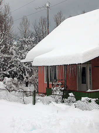 Kosiv in winter