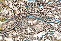 Kosiv’s military map, 1920