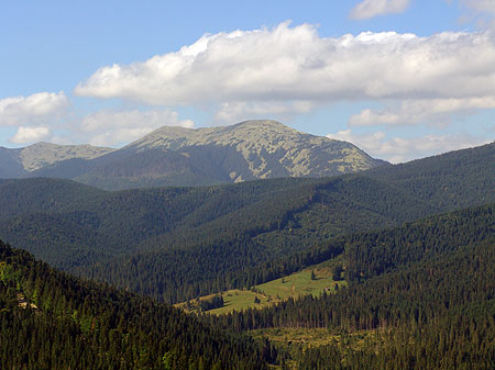 Summer Carpathian mountains