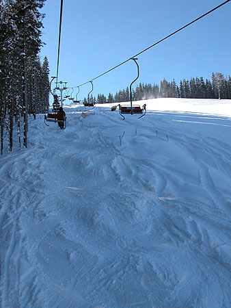 Winter Carpathian mountains