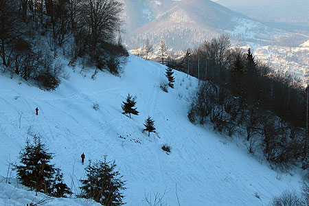Skiing route