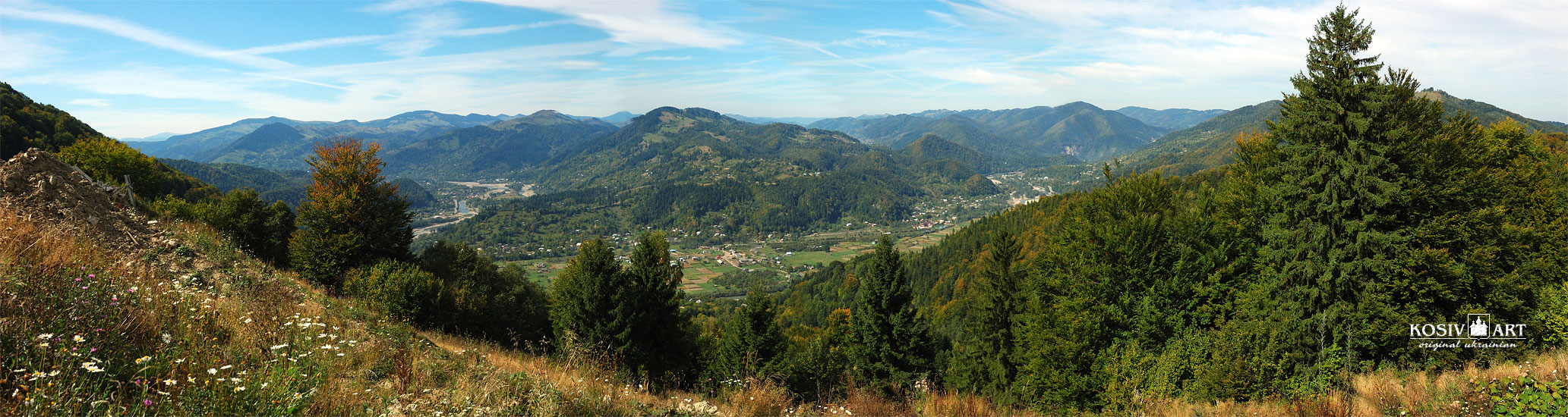 Cheremosh view from Nimchych mountain