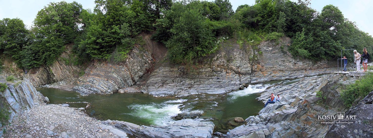 Kosiv’s Guk on river Rybnytsya