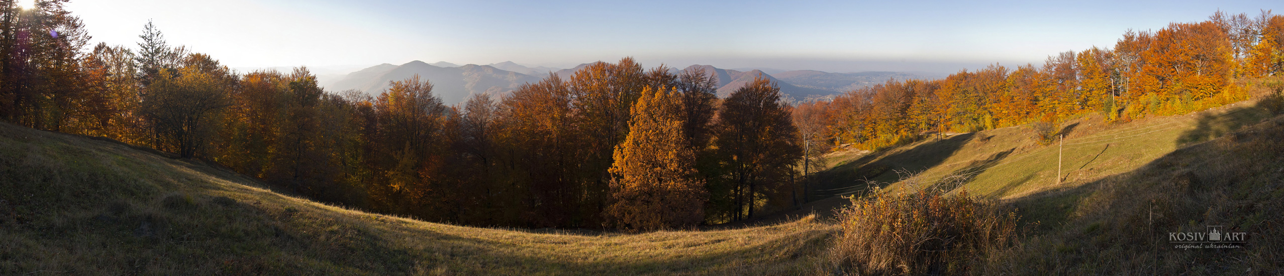 Kosivschyna view from Mykhalkova mountain