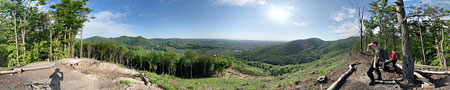 Kosiv view from Ostryj