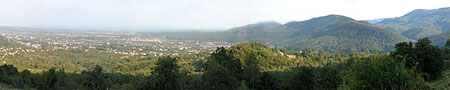 View on Kosiv from Sopka mountain