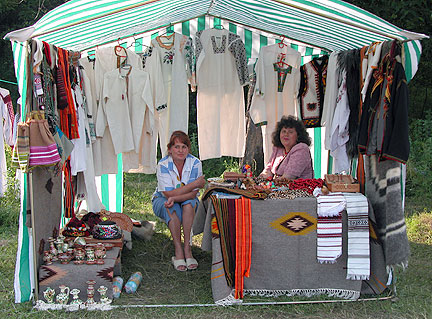 Embroidery and weaving