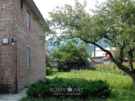 Ground area near the house